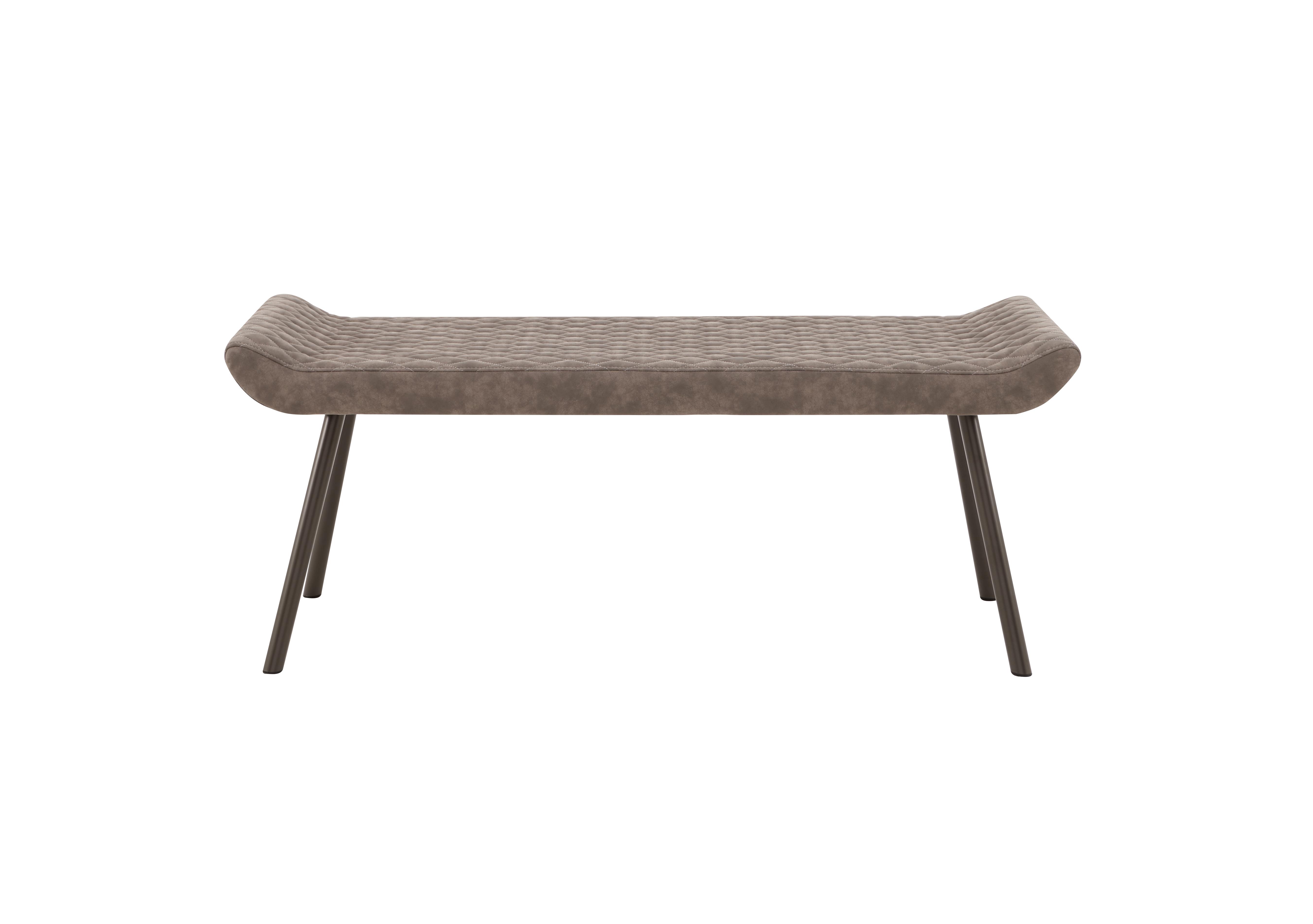 Rocket Low Faux Leather Dining Bench in  on Furniture Village