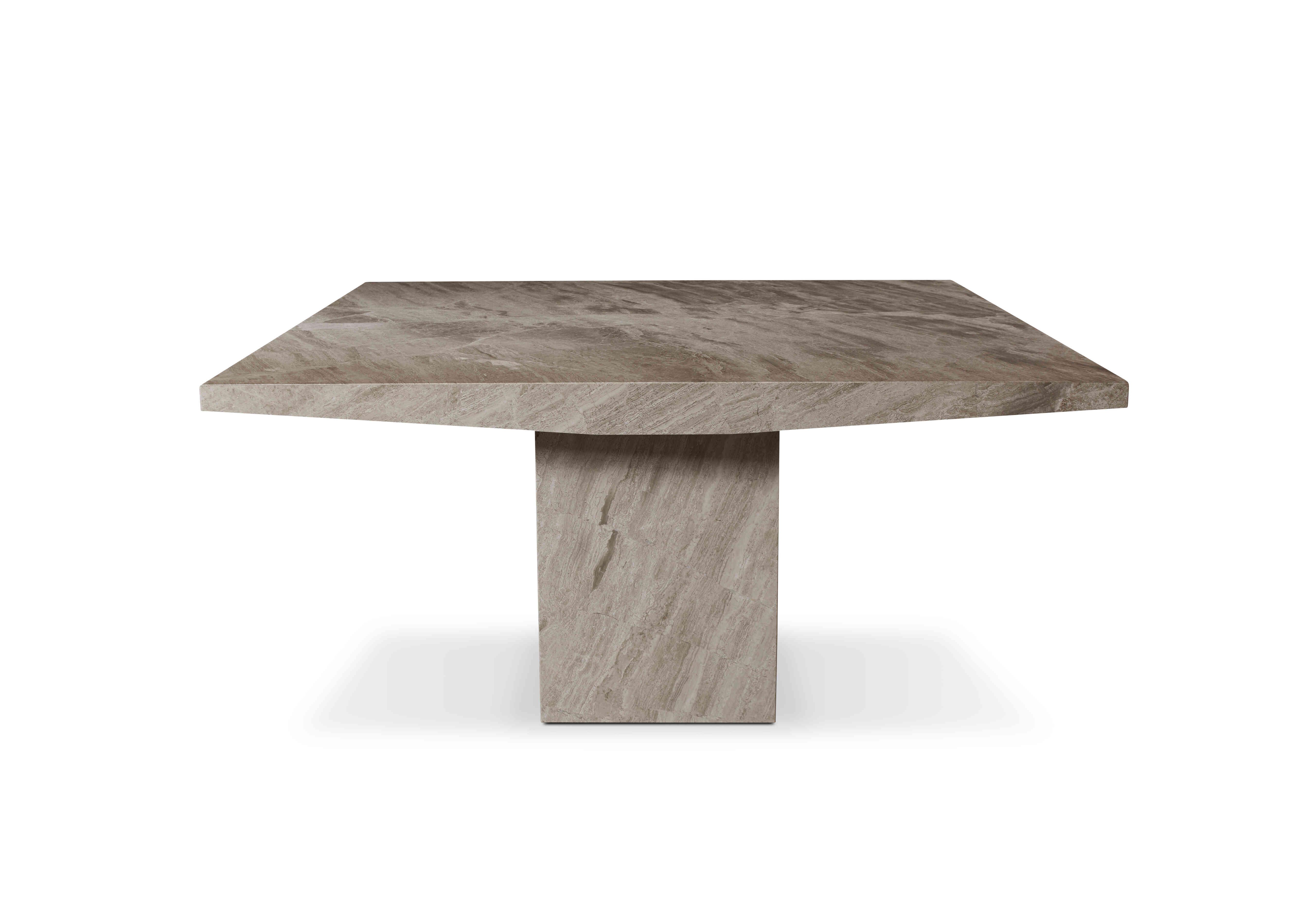 Rome Square Dining Table with Boat Edges in  on Furniture Village