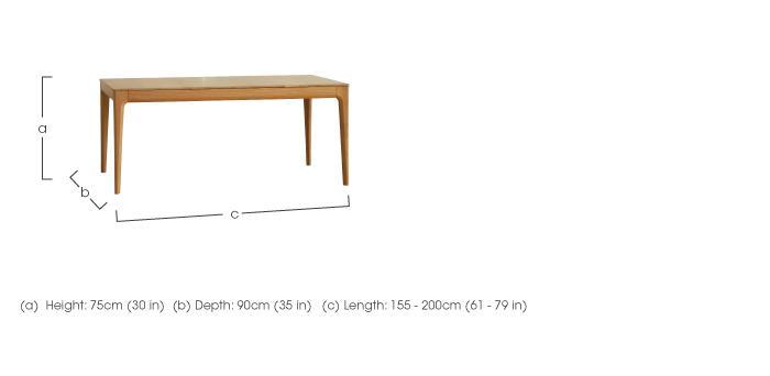 Romana Medium Extending Dining Table in  on Furniture Village