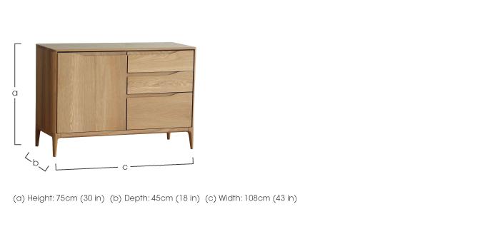 Romana Small Sideboard in  on Furniture Village