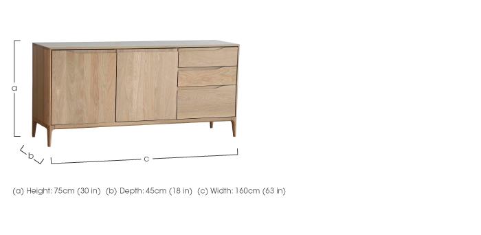 Romana Large Sideboard in  on Furniture Village
