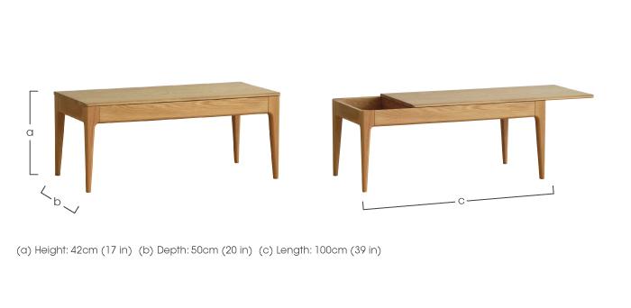 Romana Coffee Table in  on Furniture Village