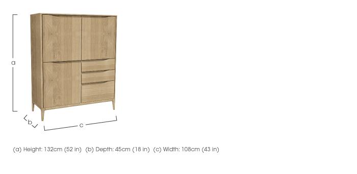 Romana Highboard in  on Furniture Village