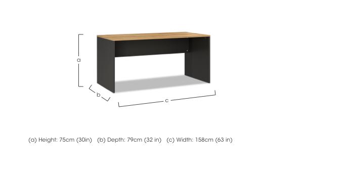 Ryan Desk in  on Furniture Village