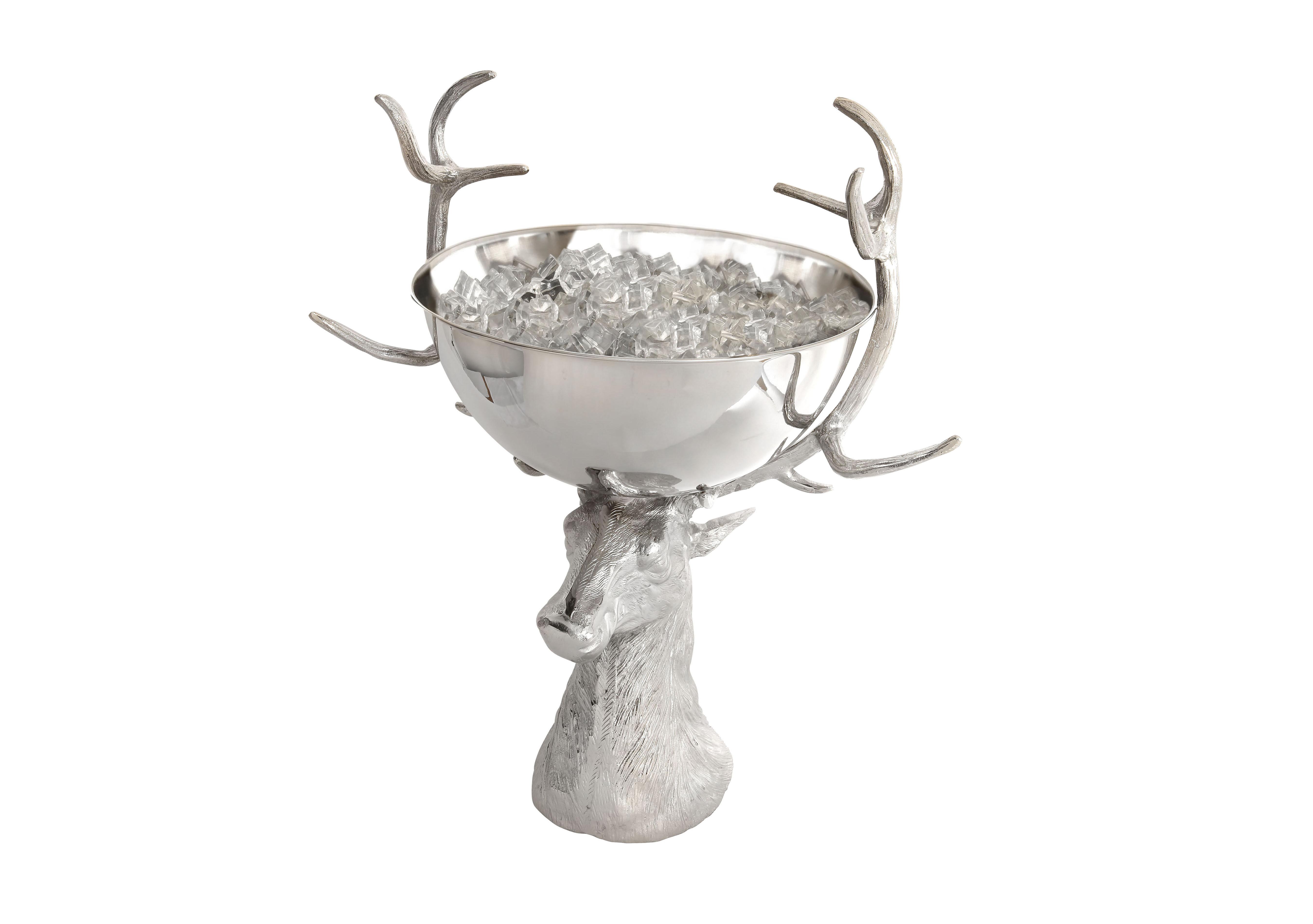 Large Punch Bowl with Stag Stand in  on Furniture Village