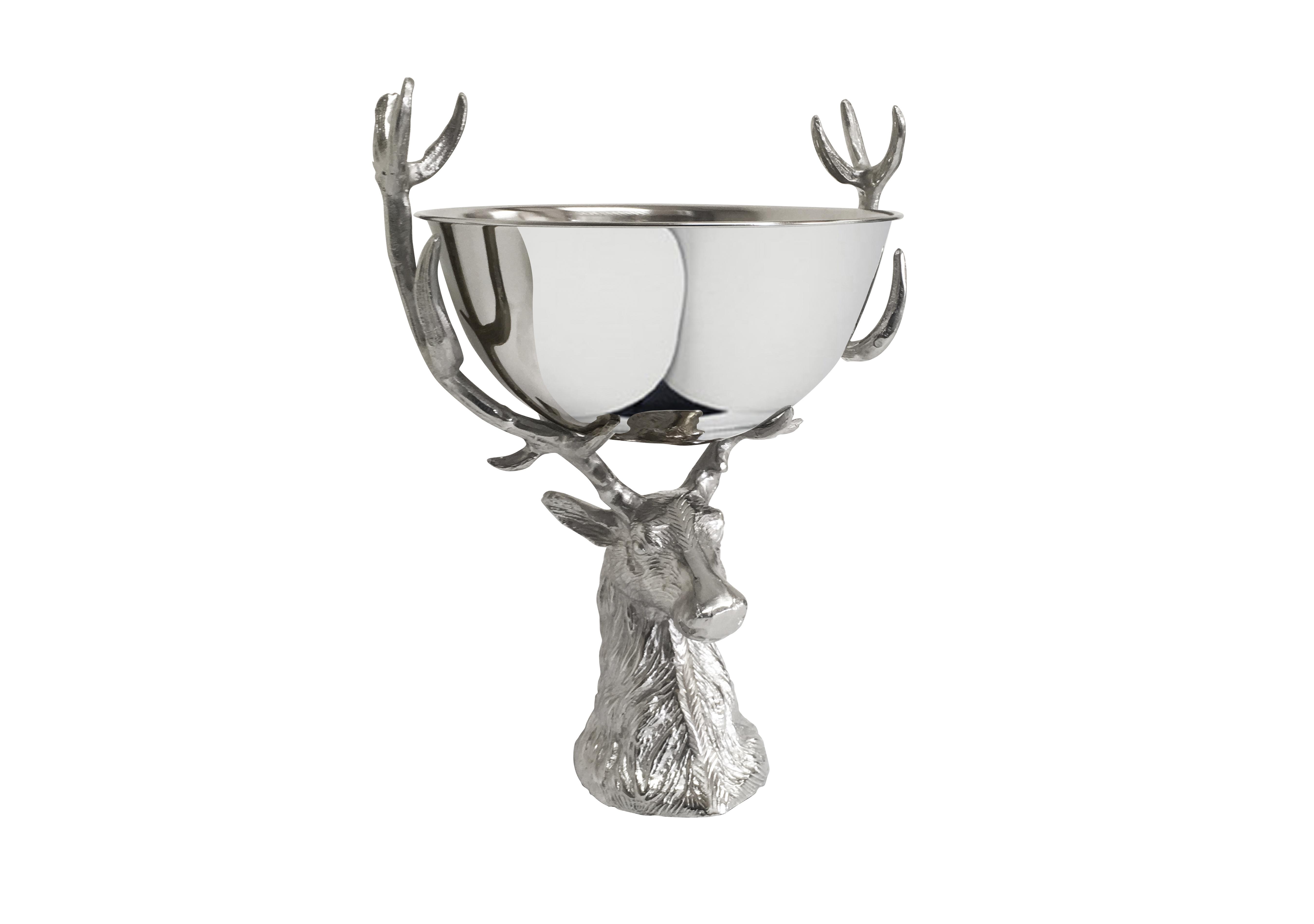 Small Punch Bowl with Stag Stand in  on Furniture Village