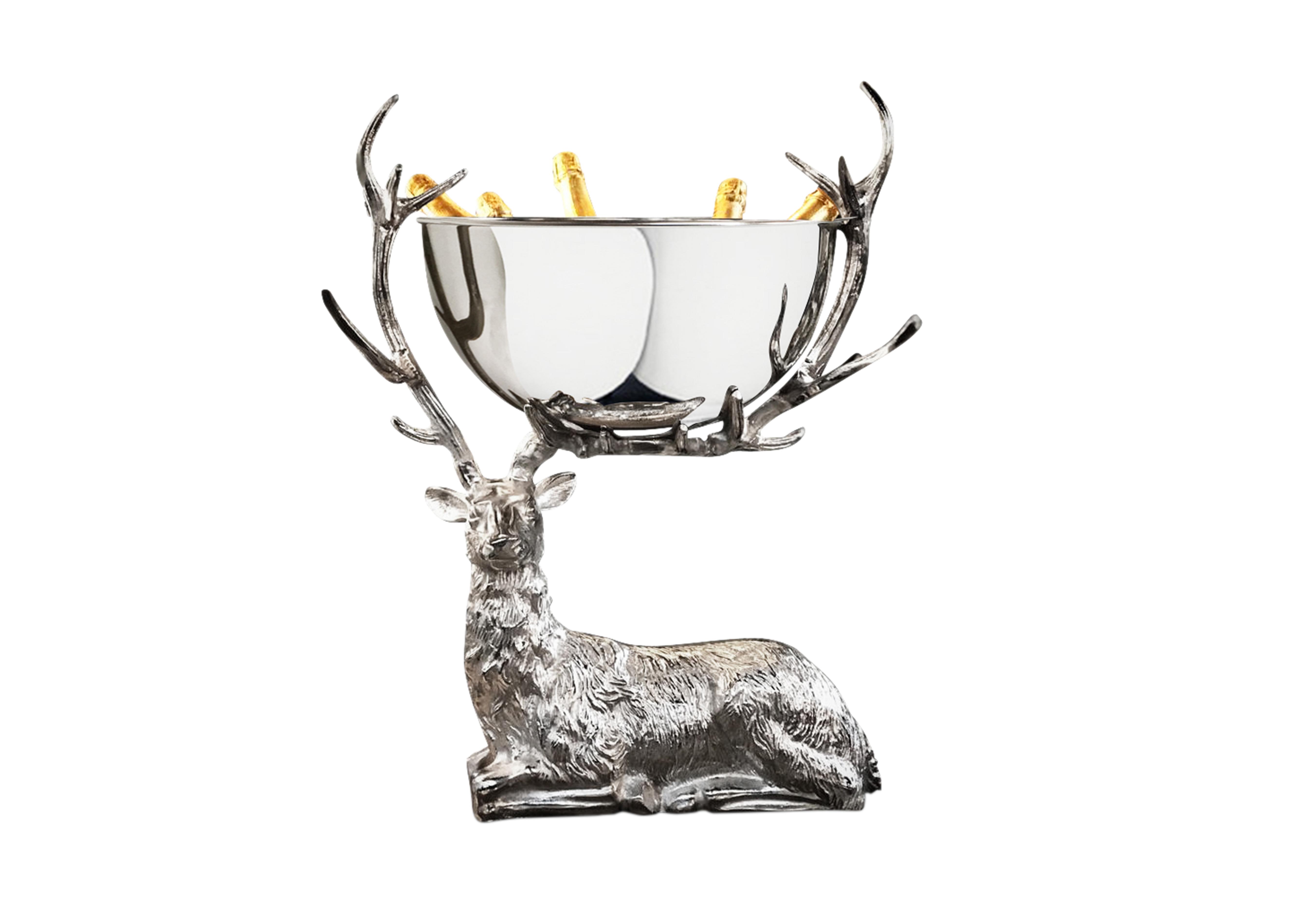Large Resting Stag Punch Bowl in  on Furniture Village