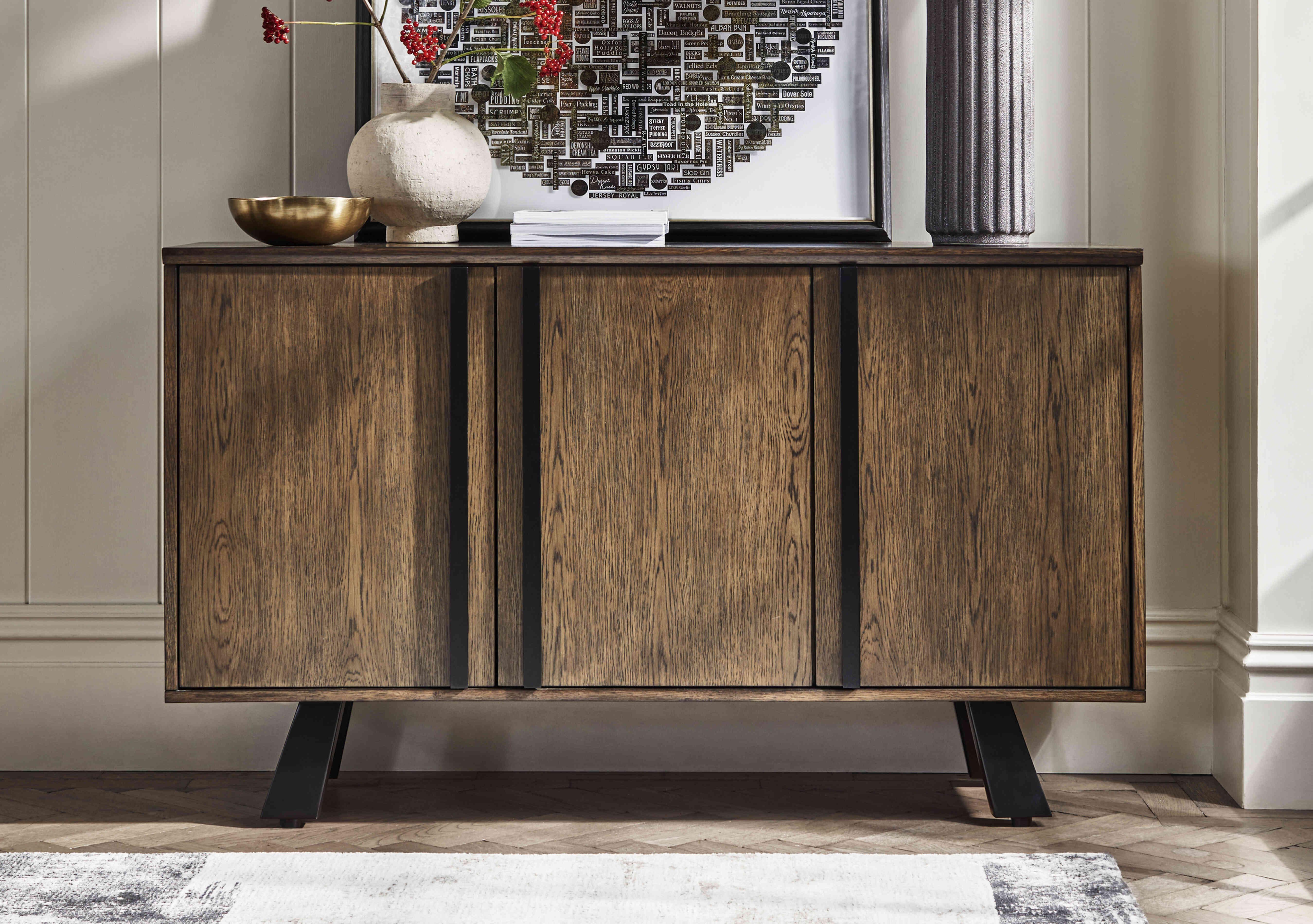 Saigon 3 Door Sideboard in  on Furniture Village
