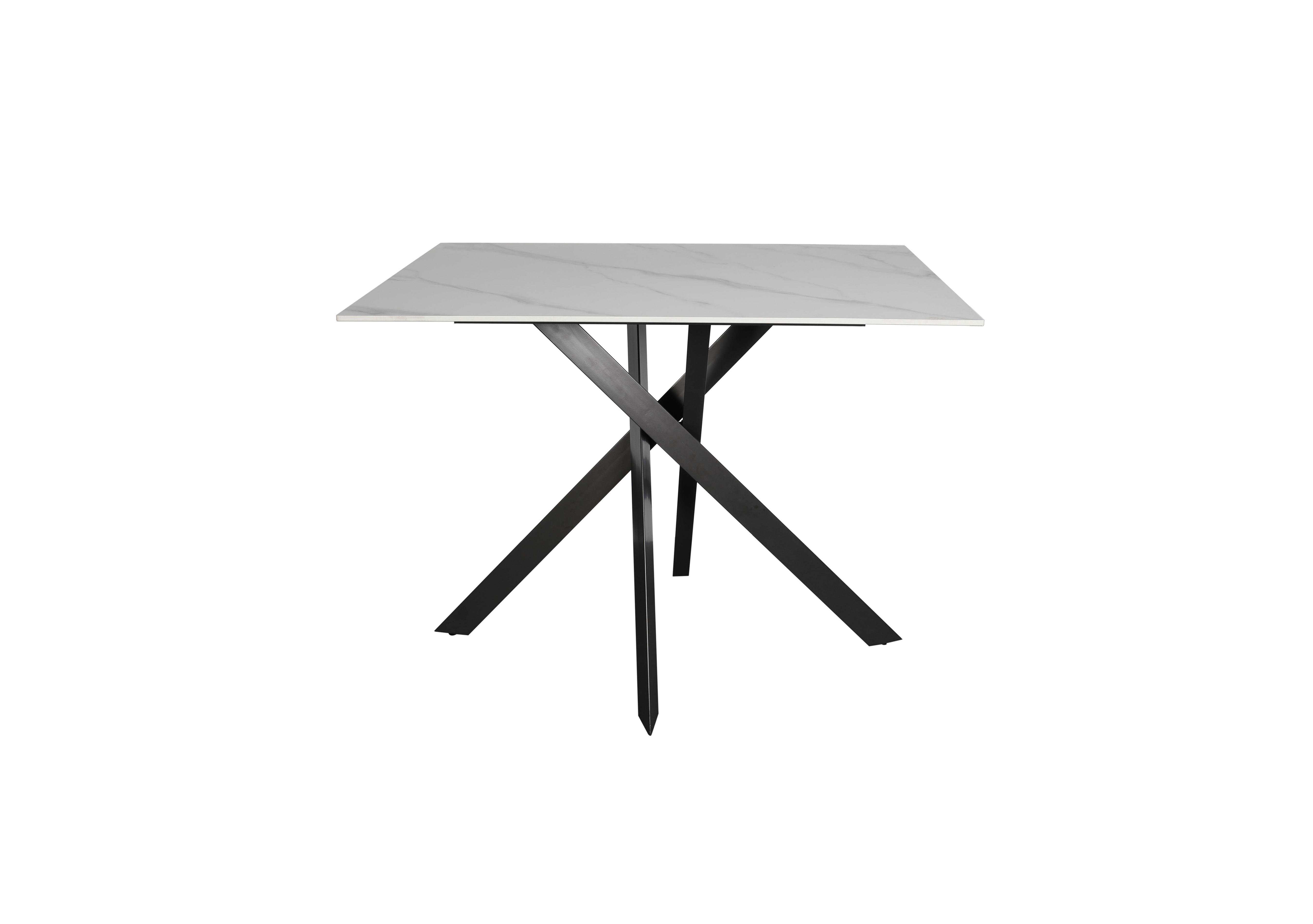 Samurai Bar Table with White Ceramic Top in  on Furniture Village