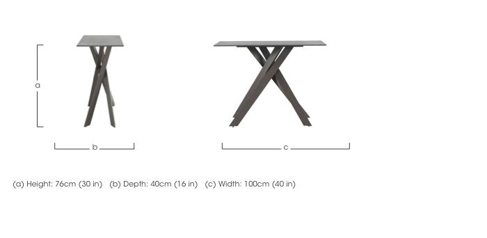 Samurai Console Table in  on Furniture Village