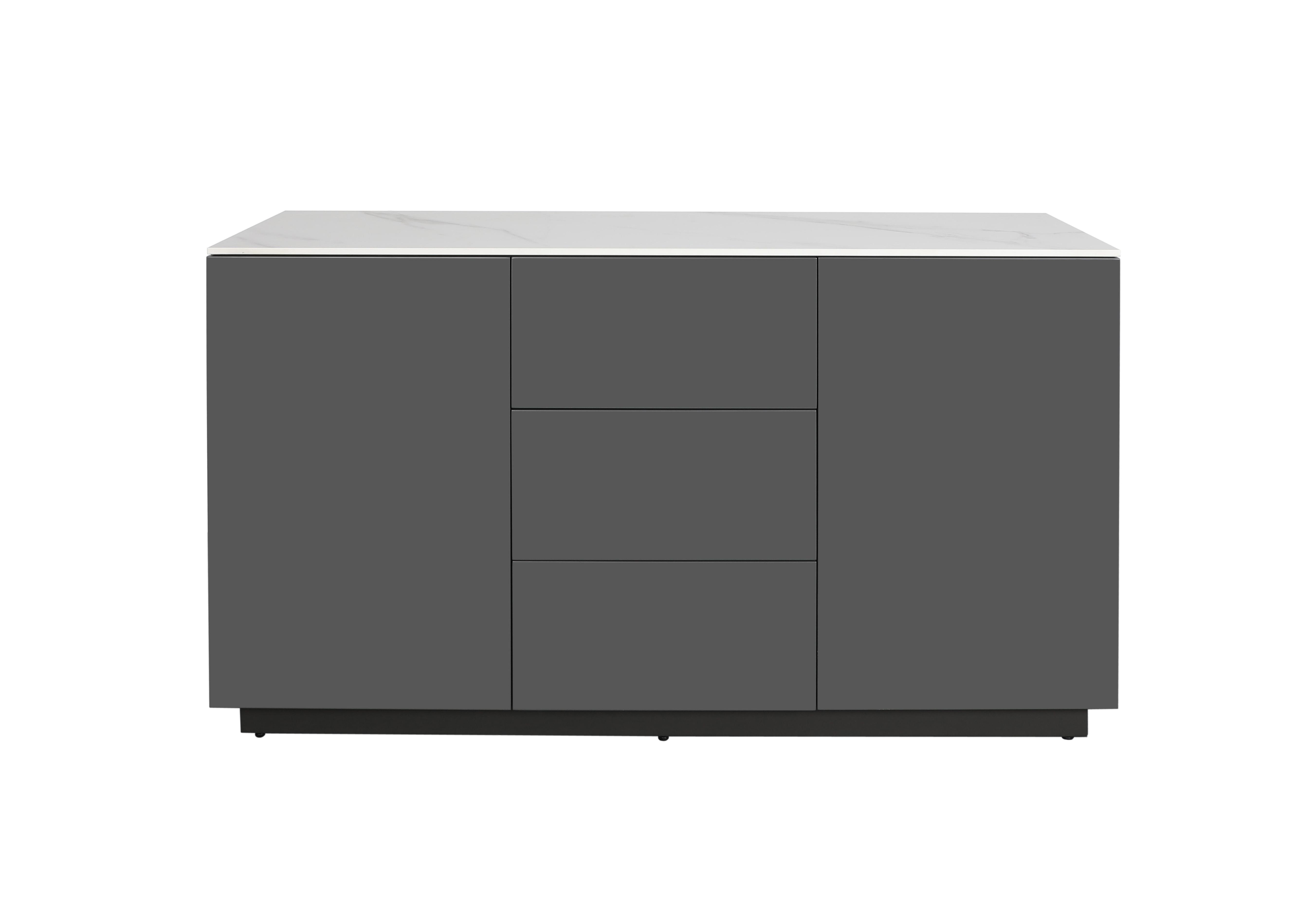 Samurai Large Sideboard with White Ceramic Top in  on Furniture Village