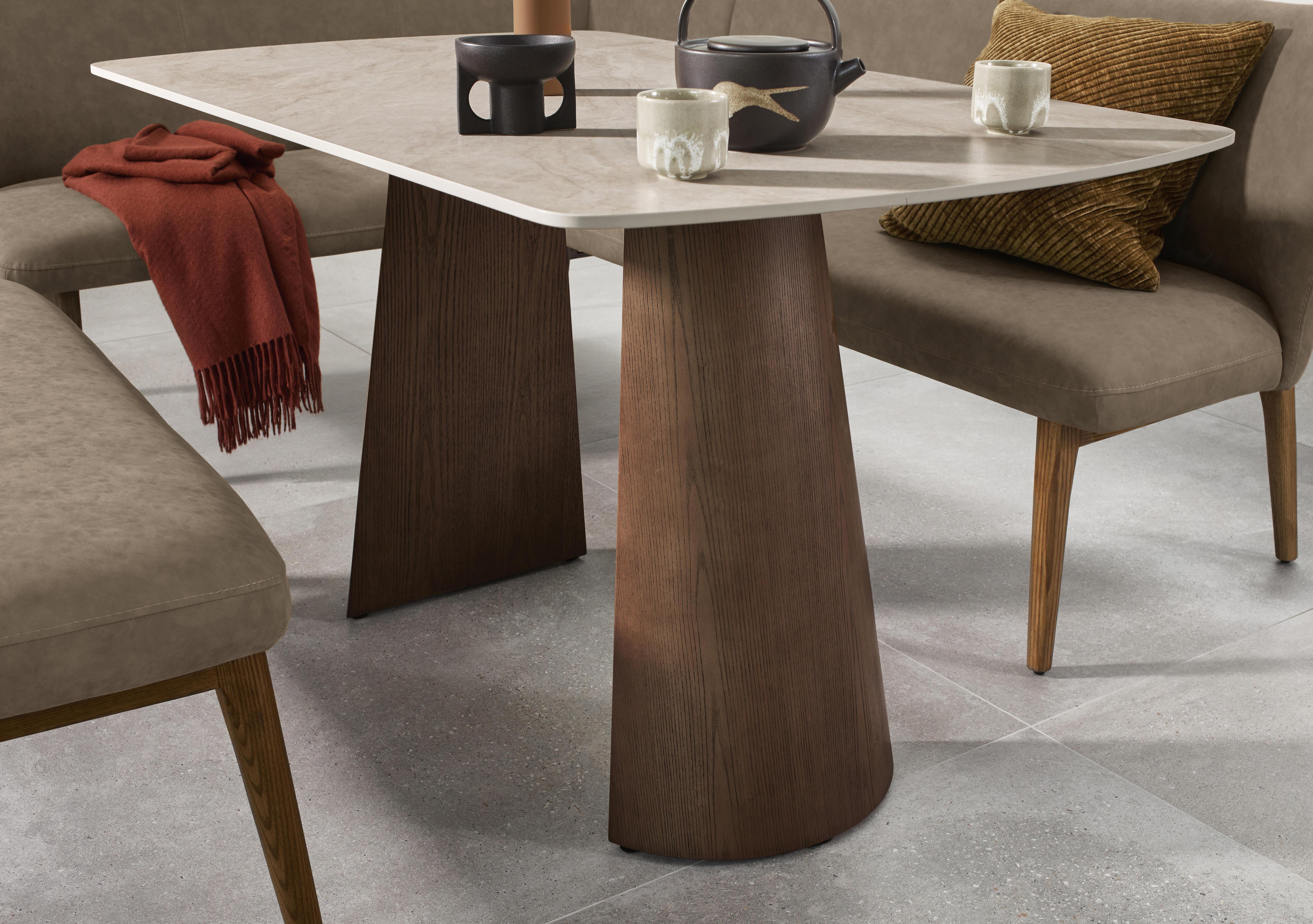 Sansa Rectangular Fixed Dining Table in  on Furniture Village