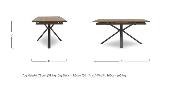 Saturn Pop-up Extending Dining Table in  on Furniture Village