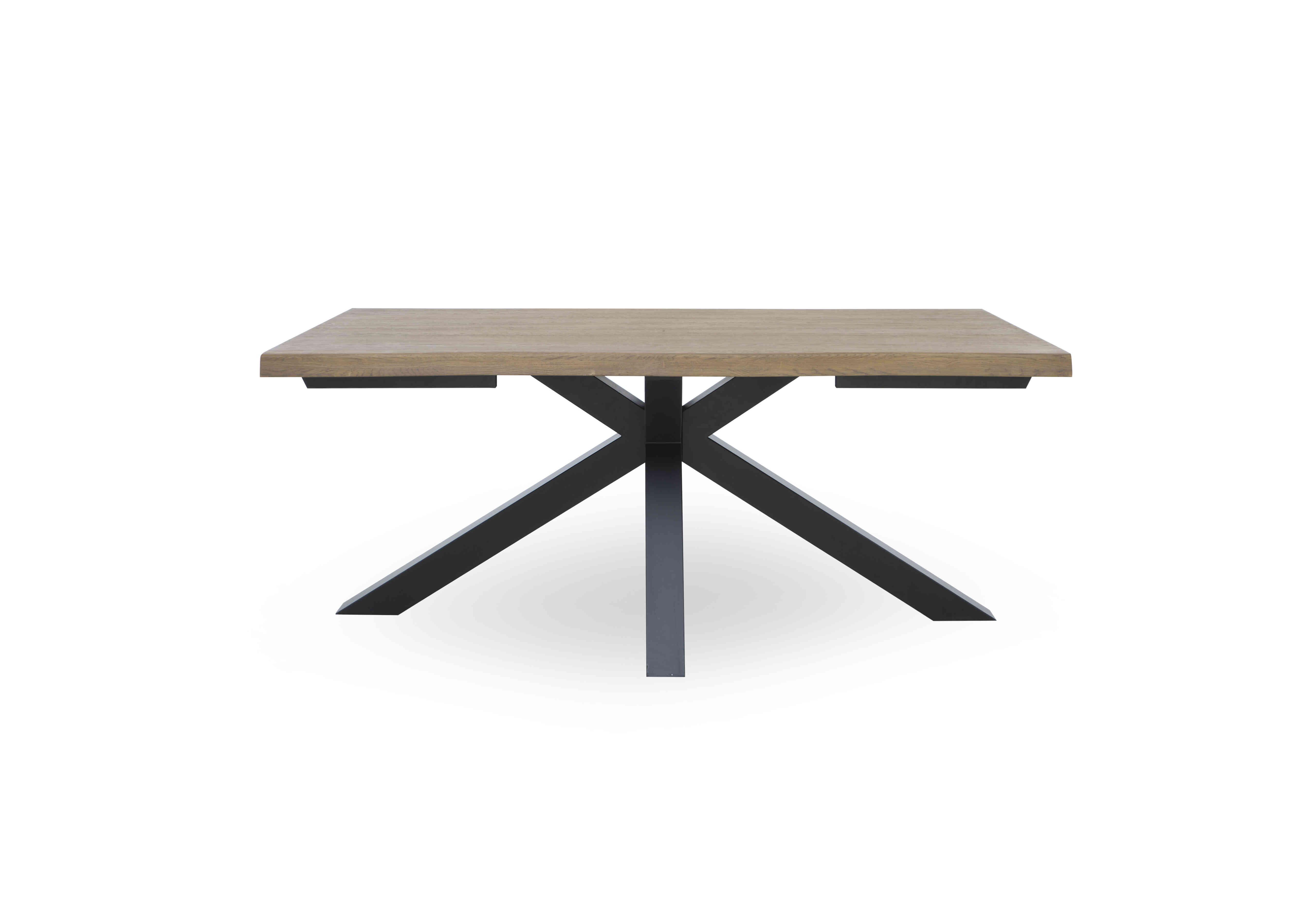 Saturn Large Live Edge Dining Table in  on Furniture Village