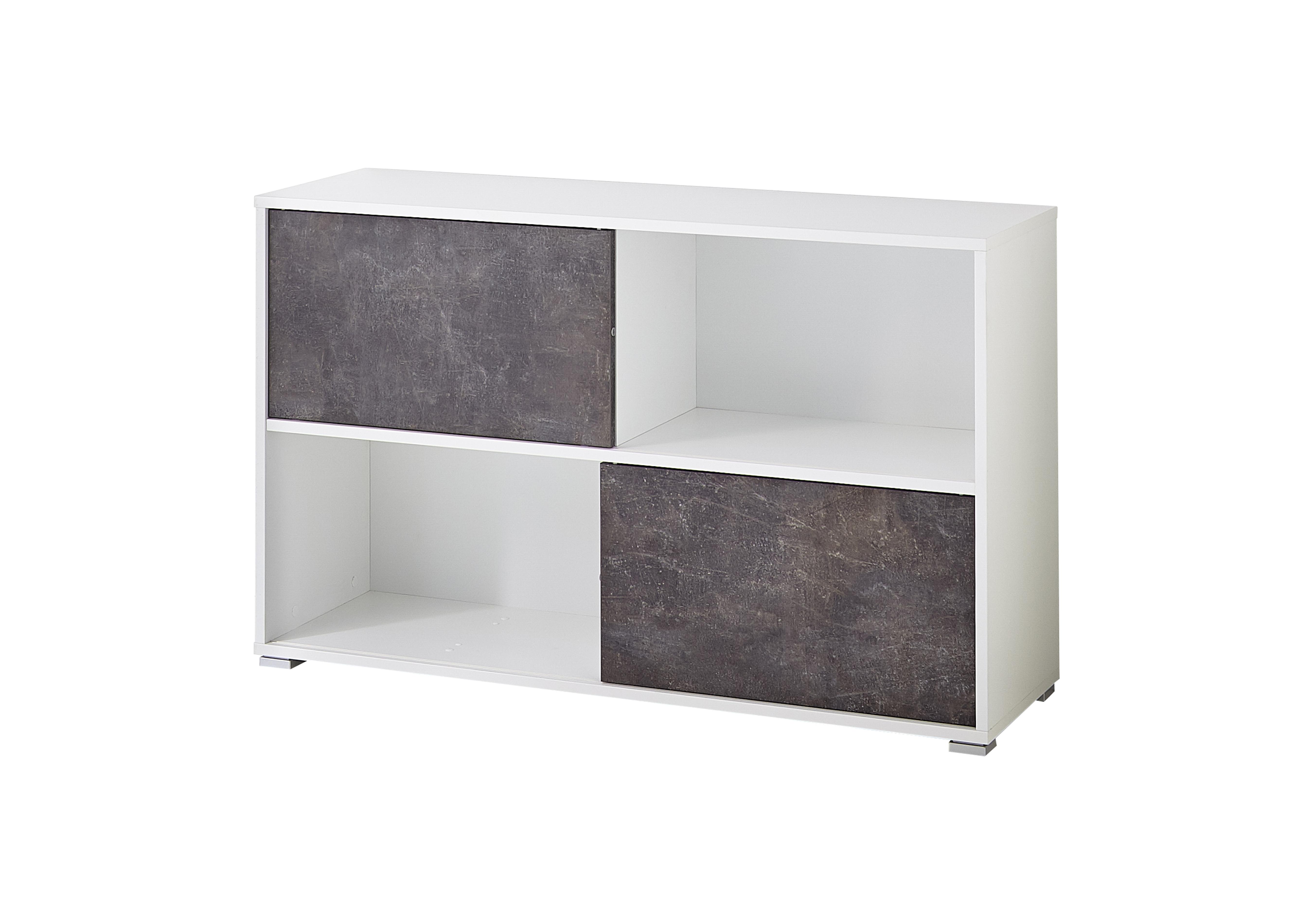 Savona Large Storage Sliding Door Shelf Unit in  on Furniture Village