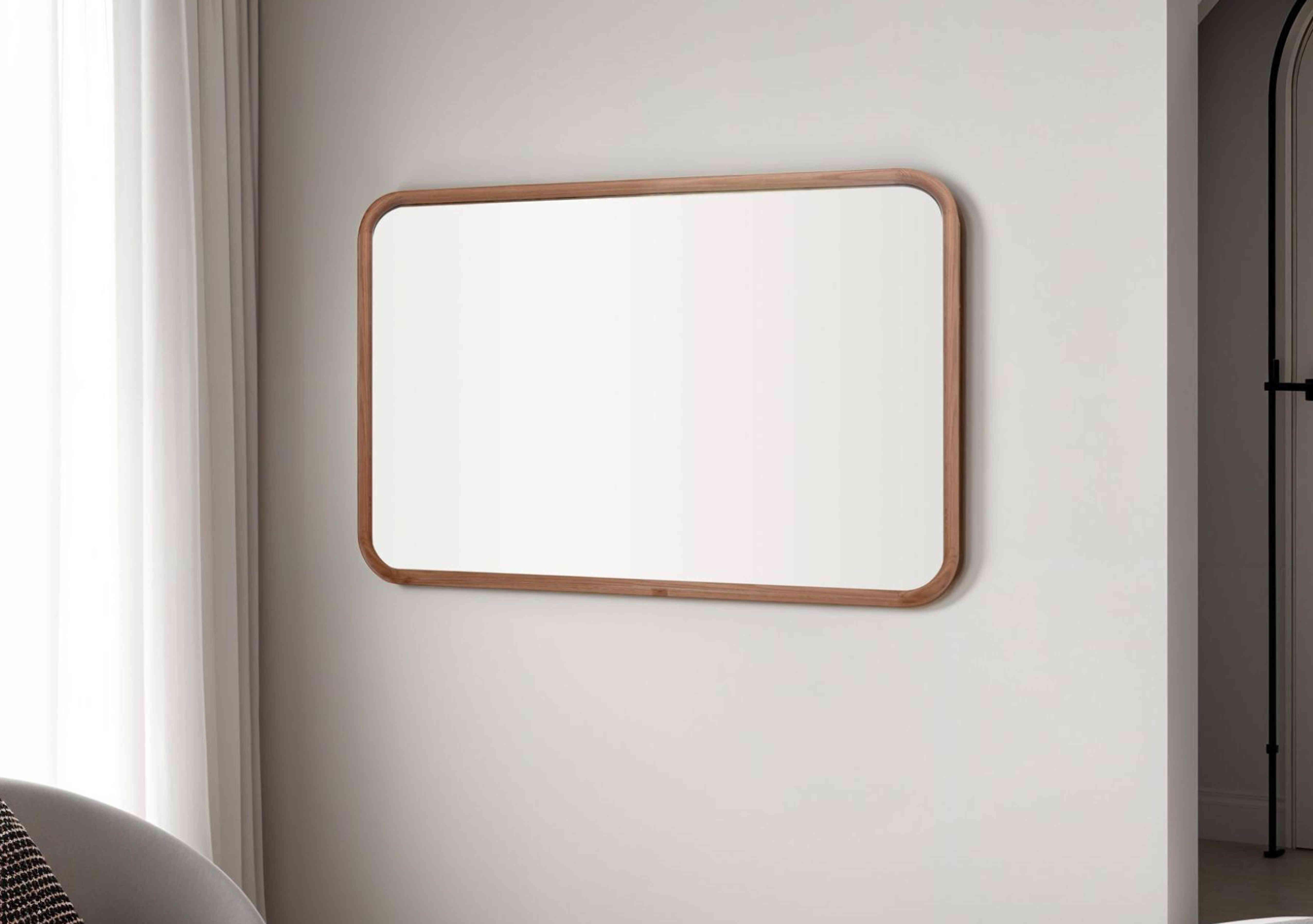 Sherwood Natural Medium Mirror in  on Furniture Village