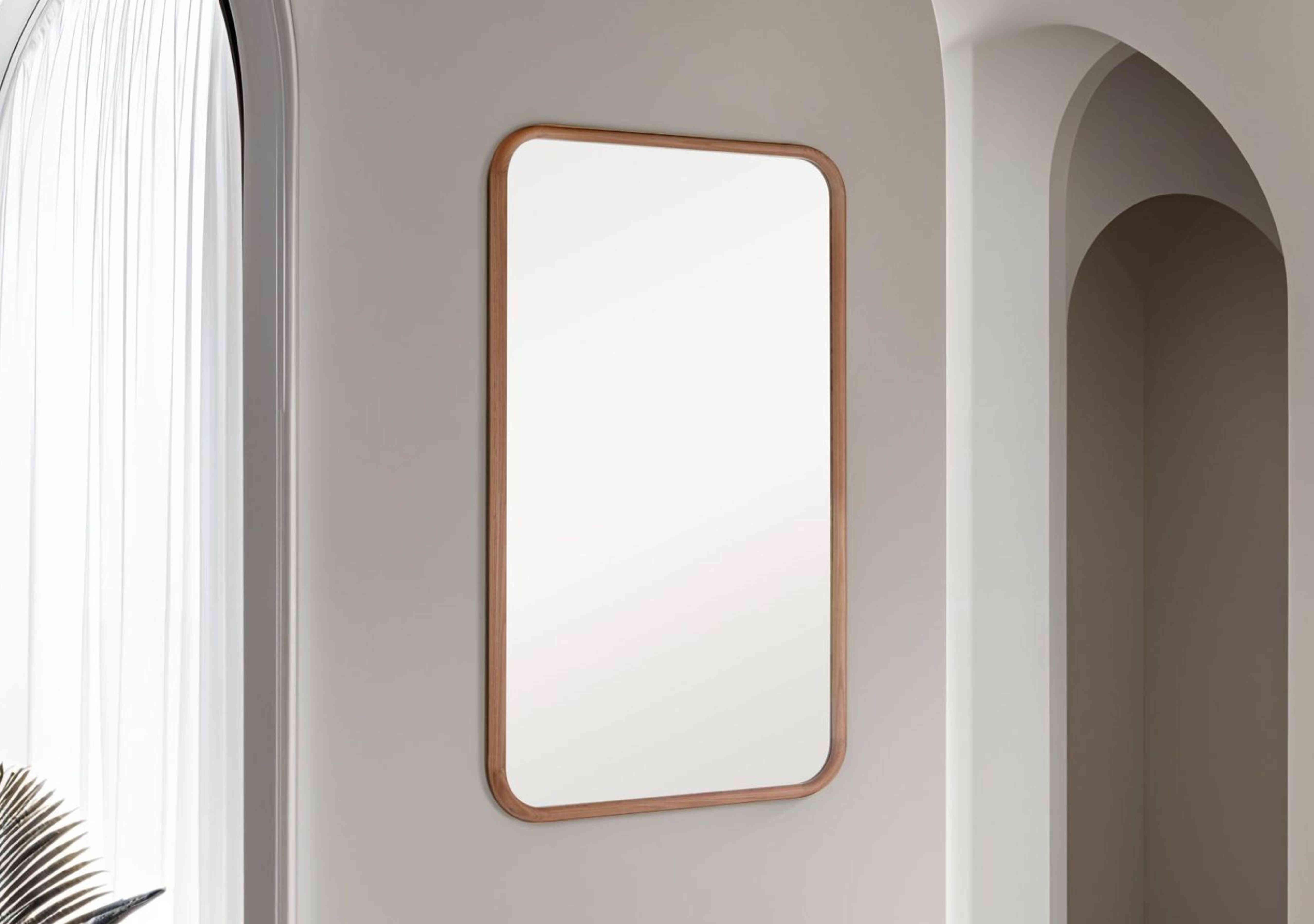 Sherwood Natural Small Mirror in  on Furniture Village
