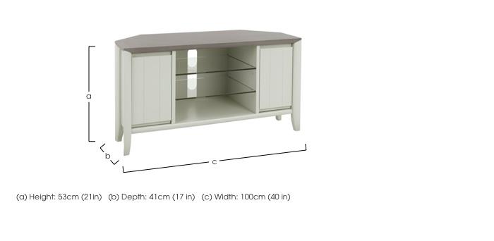 Skye Corner Entertainment Unit in  on Furniture Village