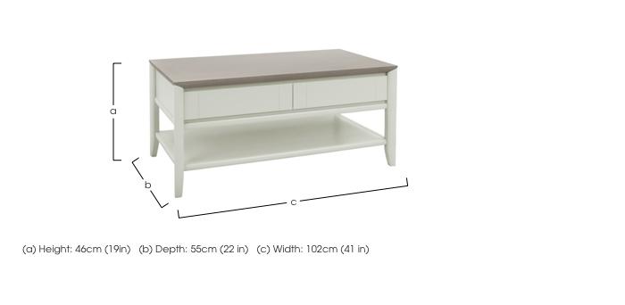 Skye Coffee Table in  on Furniture Village