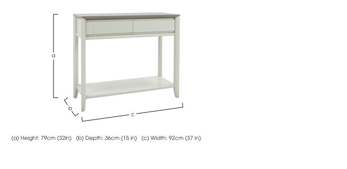 Skye Console Table in  on Furniture Village