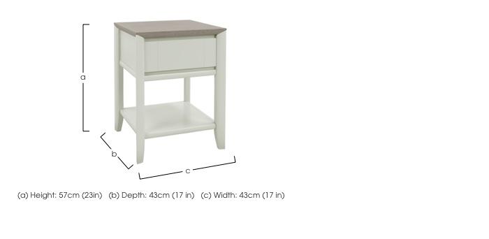 Skye Lamp Table in  on Furniture Village