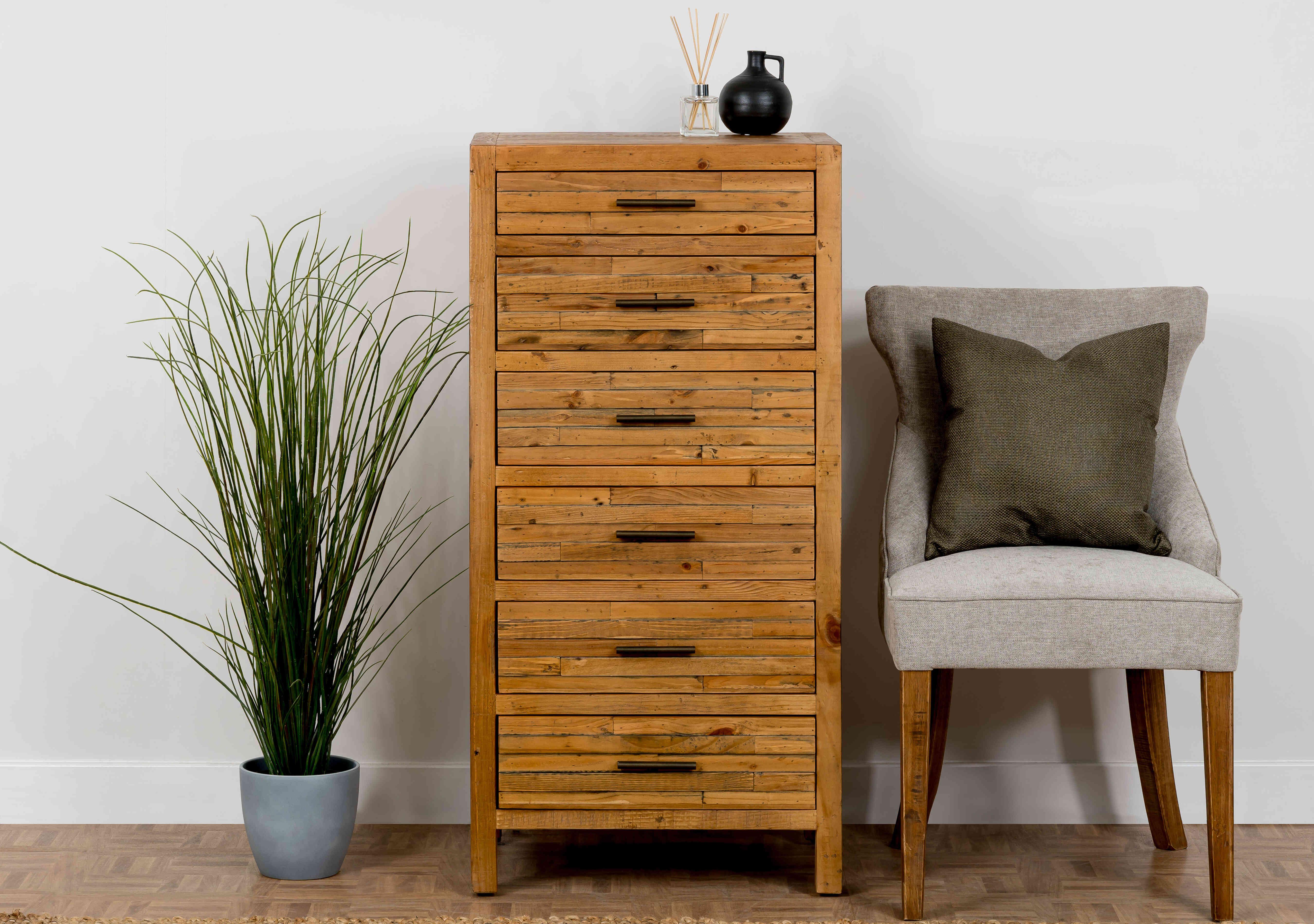 Spitalfields 6 Drawer Tall Chest in  on Furniture Village