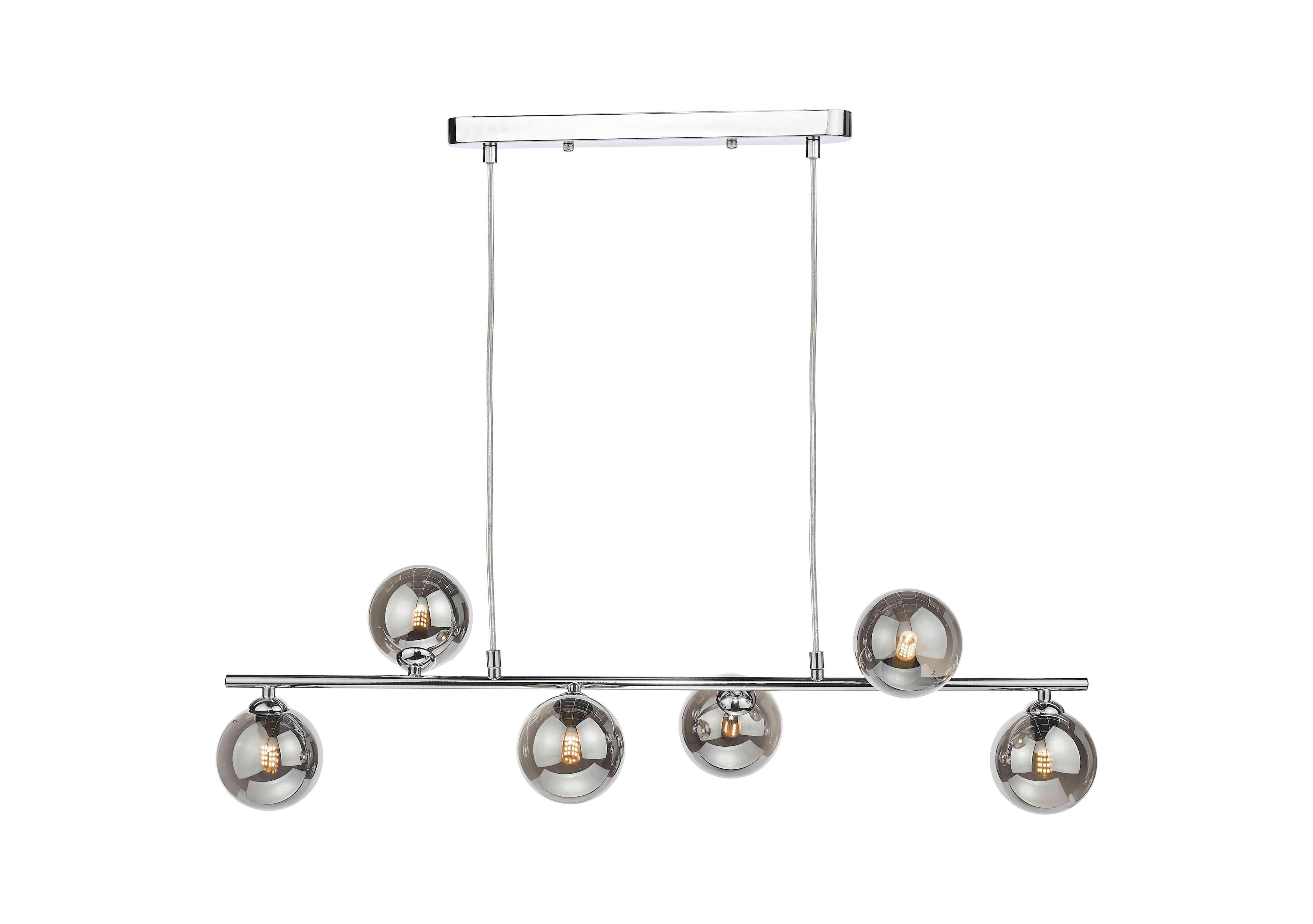 Spiral 6 Light Bar Pendant in  on Furniture Village