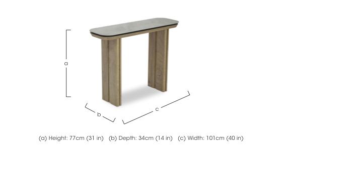 Stonesby Rectangular Console Table in  on Furniture Village