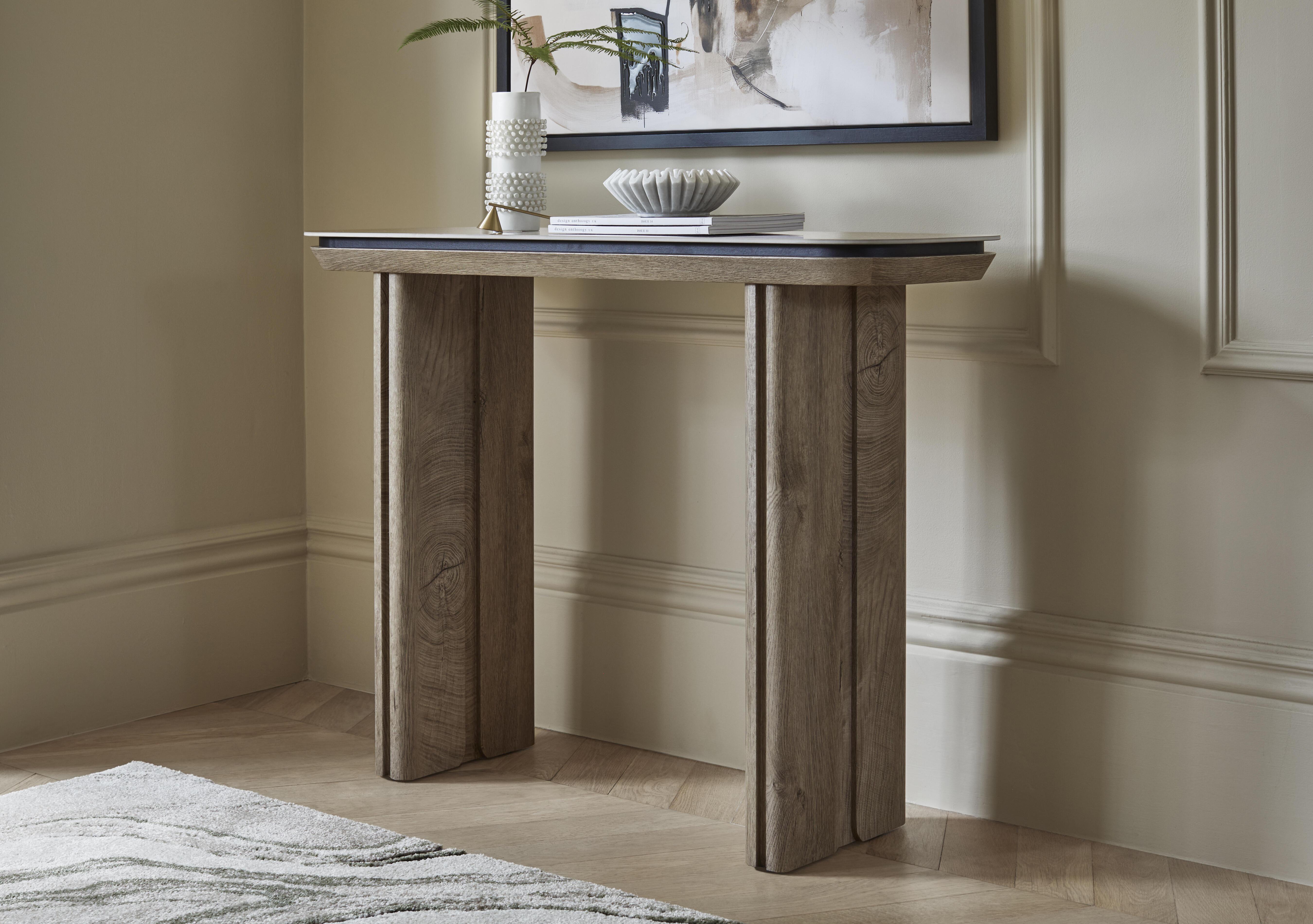 Stonesby Rectangular Console Table in  on Furniture Village