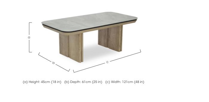 Stonesby Rectangular Coffee Table in  on Furniture Village