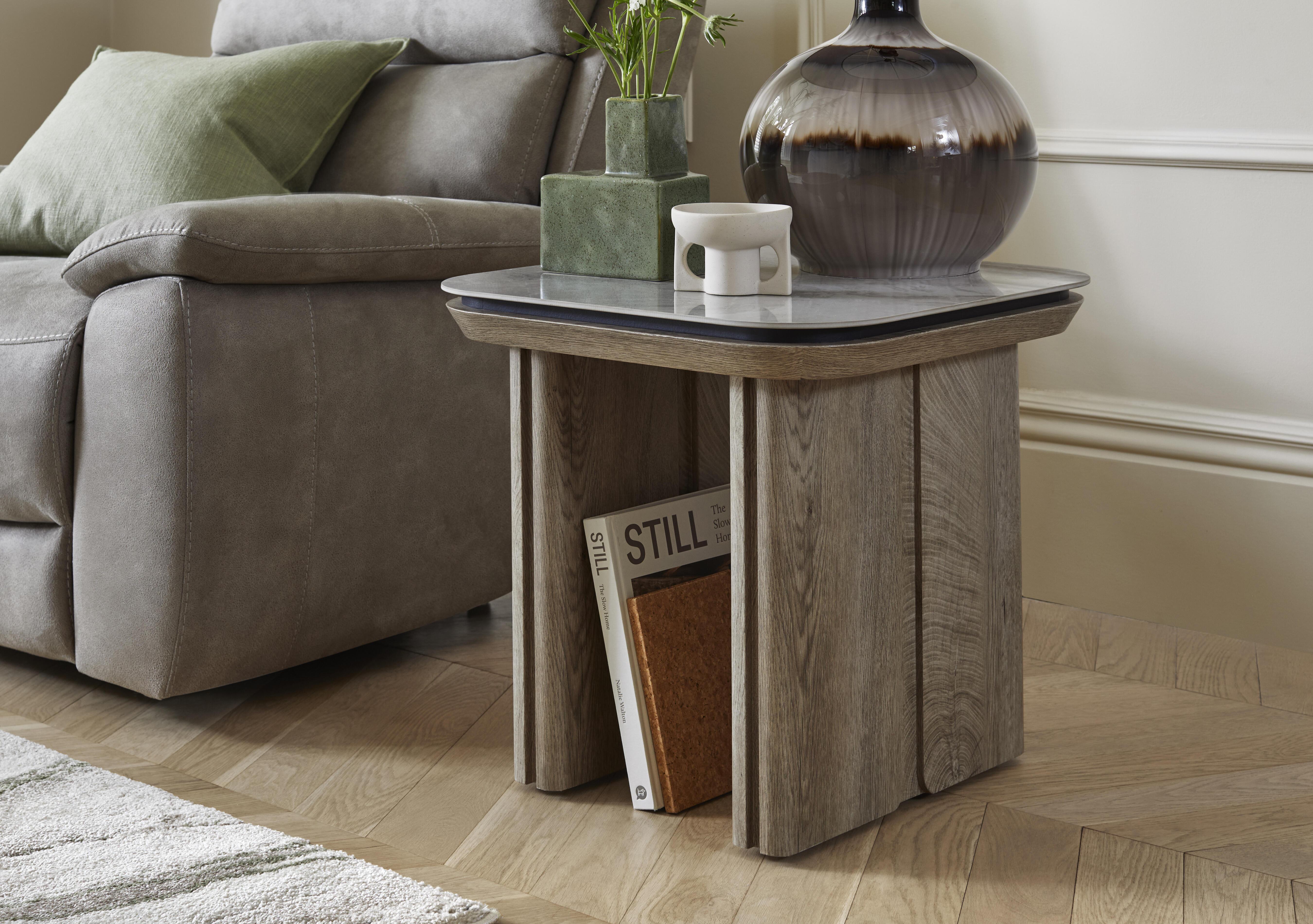 Stonesby Square Lamp Table in  on Furniture Village