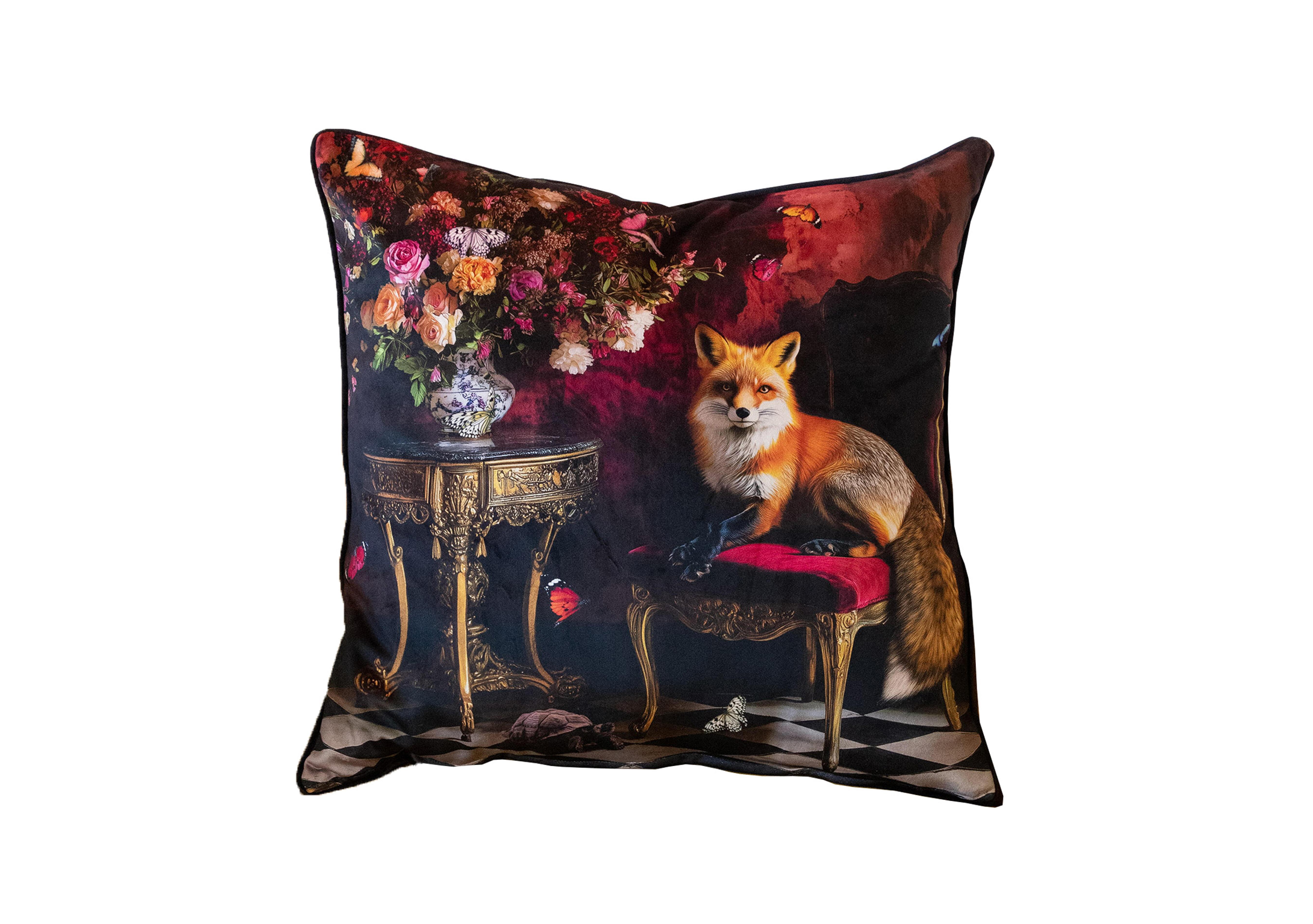 Stately Home Fox Cushion in  on Furniture Village