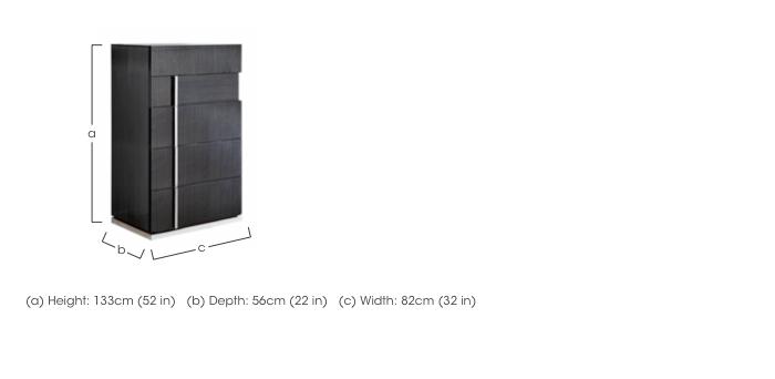 St Moritz 5 Drawer Chest in  on Furniture Village