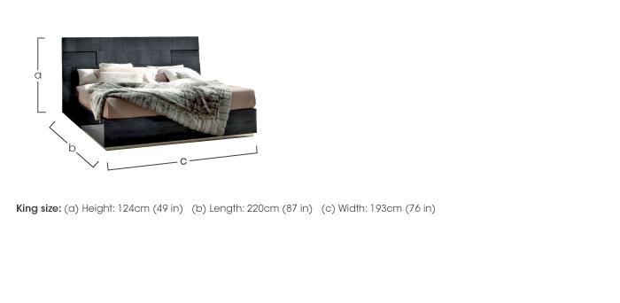 St Moritz King Size Bed Frame in  on Furniture Village