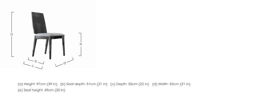St Moritz Pair of Mondiana Dining Chairs in  on Furniture Village