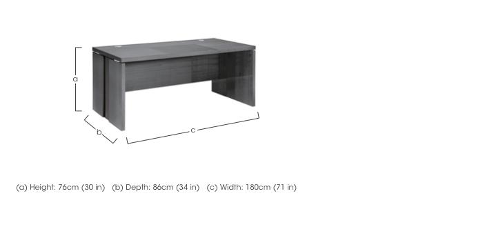 St Moritz Large Desk in  on Furniture Village