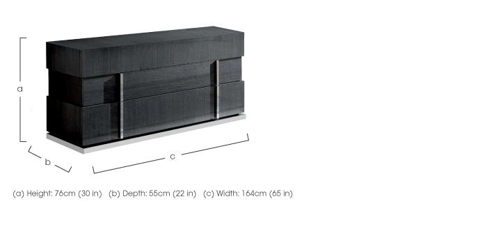 St Moritz 3 Drawer Dresser in  on Furniture Village