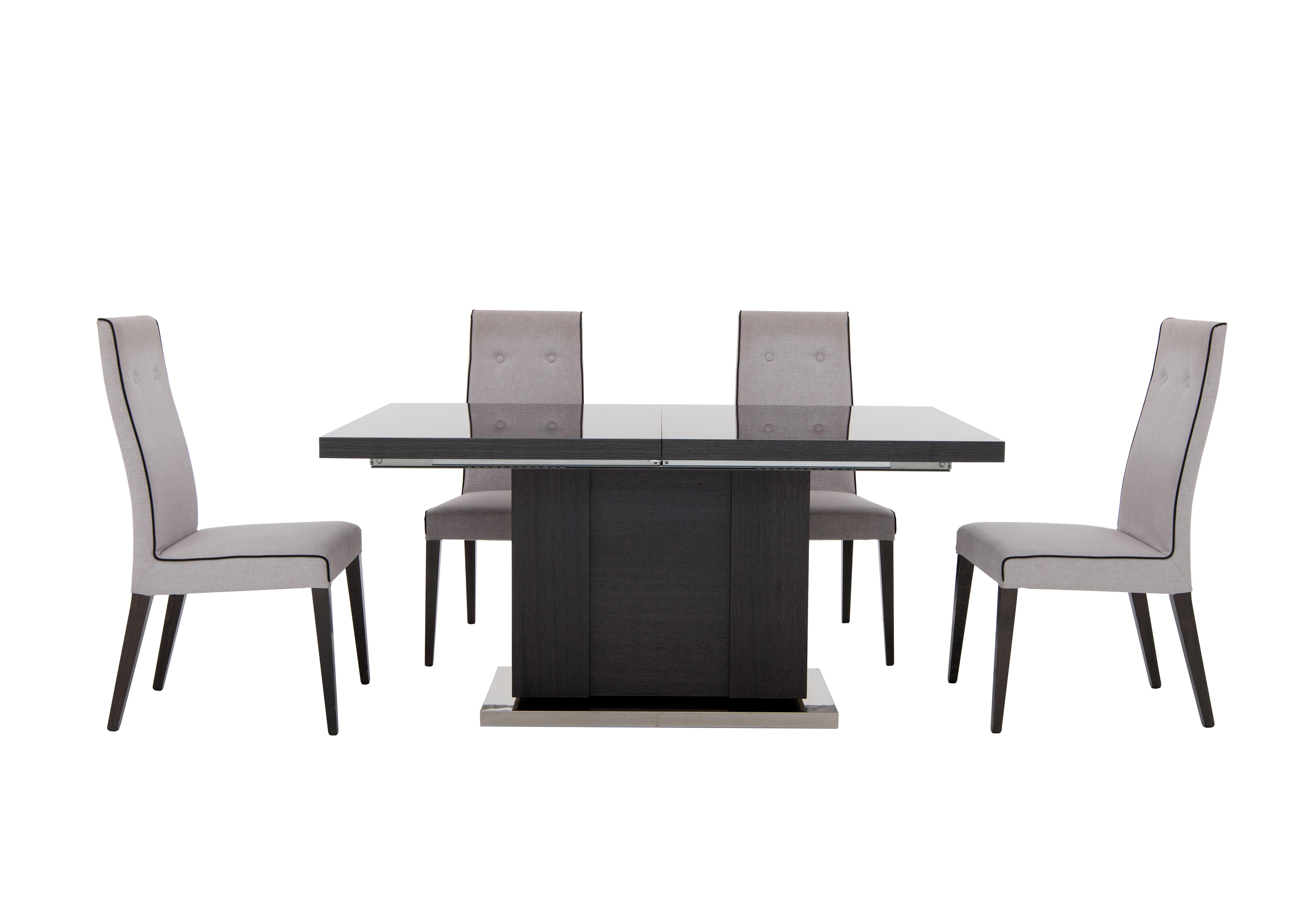 St Moritz Extending Table and 4 Fabric Upholstered Chairs in  on Furniture Village