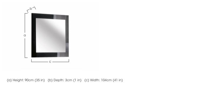 St Moritz Bedroom Mirror in  on Furniture Village