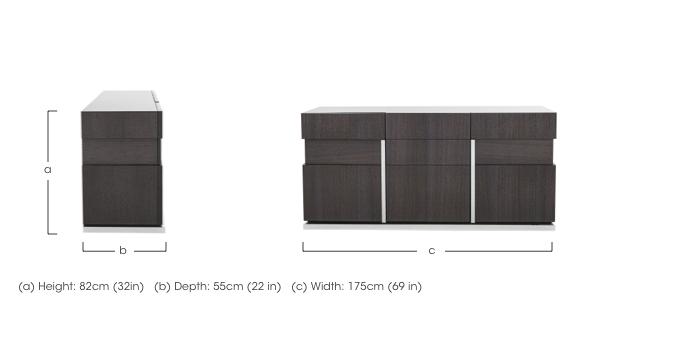 St Moritz 3 Door Sideboard in  on Furniture Village