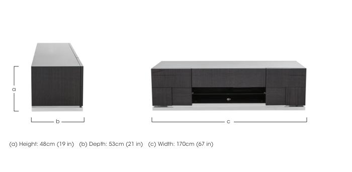 St Moritz TV Base in  on Furniture Village
