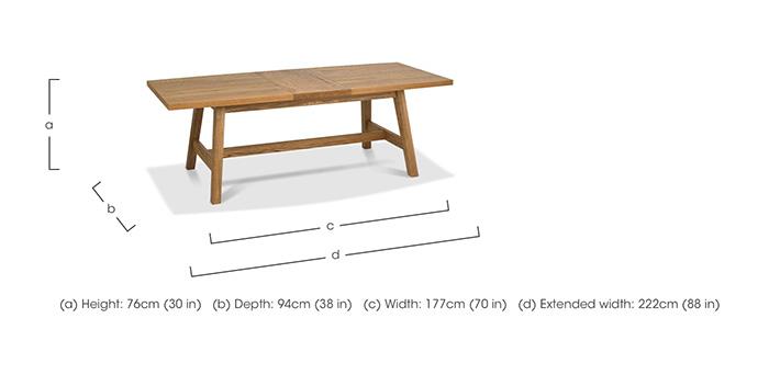 Stratford Small Extending Dining Table in  on Furniture Village