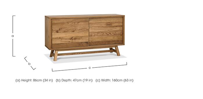 Stratford Wide Sideboard in  on Furniture Village