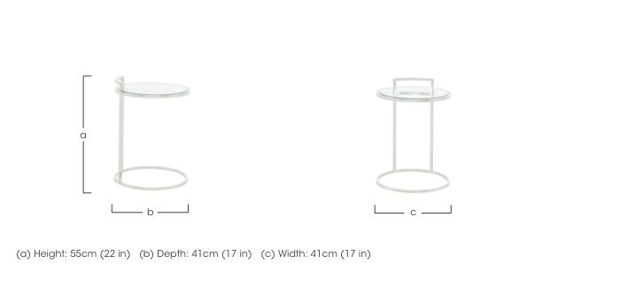 Stylo Lamp Table in  on Furniture Village