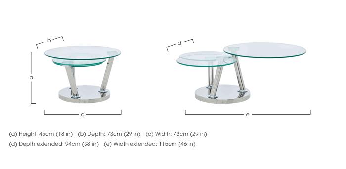 Synchro Coffee Table in  on Furniture Village