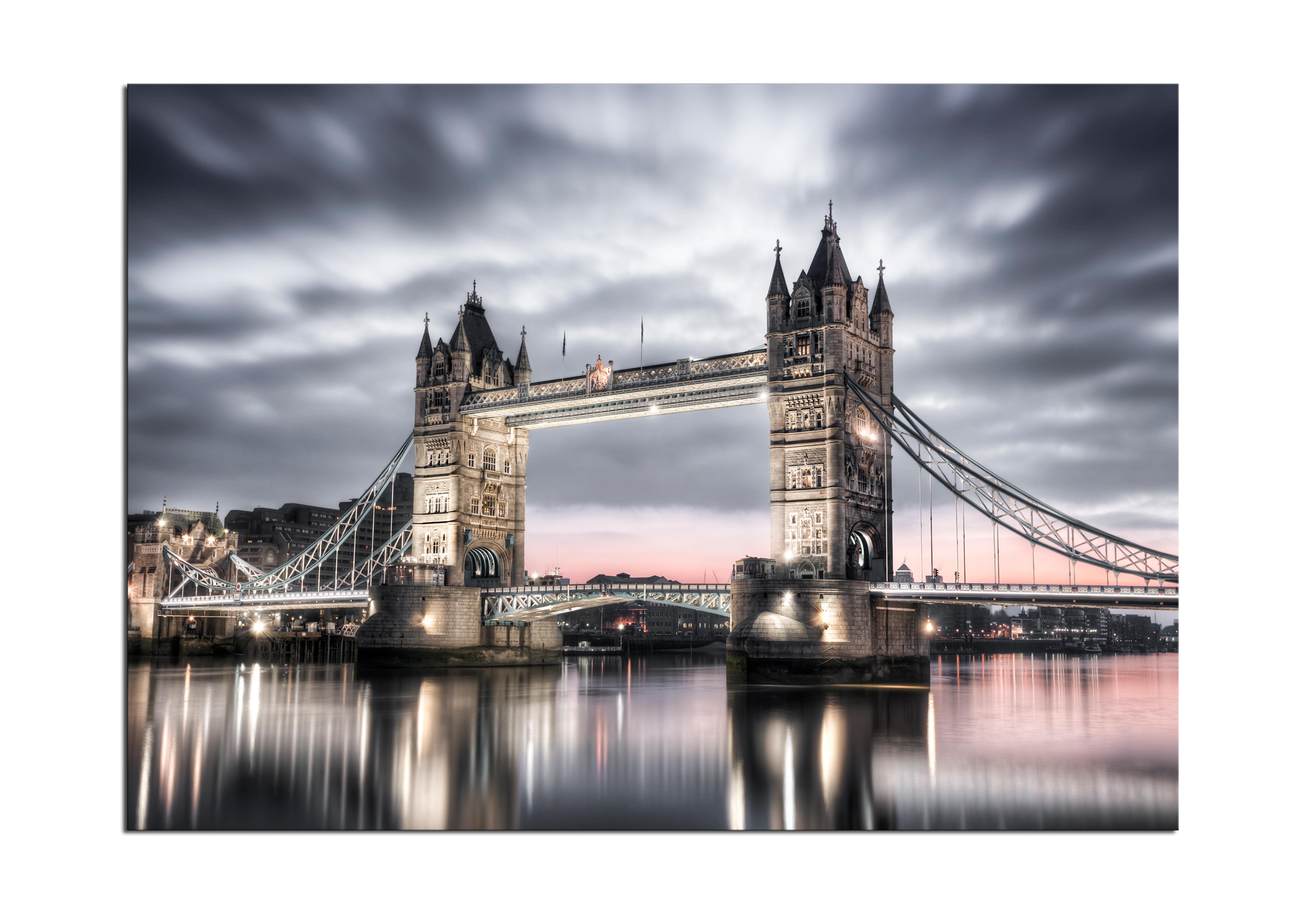 Tower Bridge Glass Picture in  on Furniture Village
