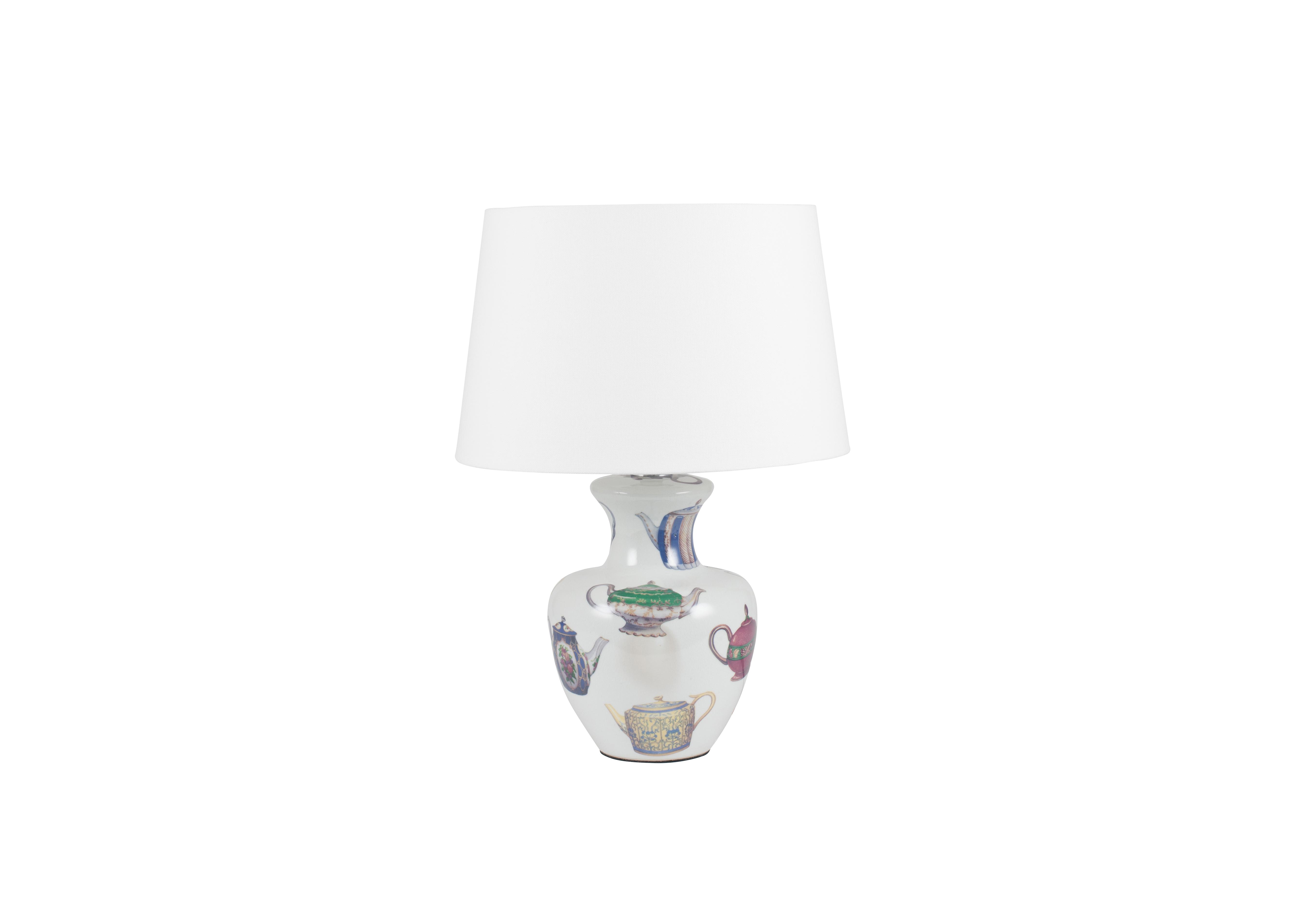 Teapot Ceramic Table Lamp in  on Furniture Village