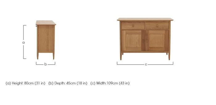 Teramo Small Sideboard in  on Furniture Village