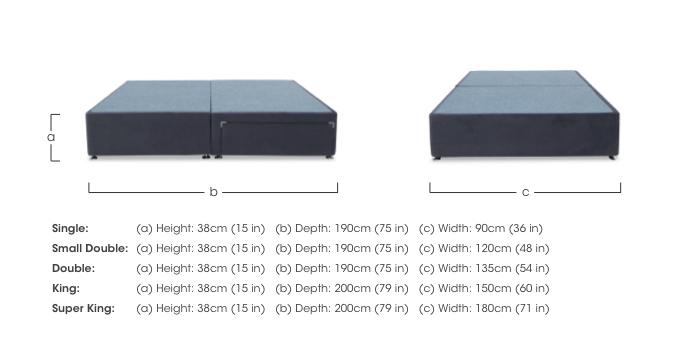 Artisan Premium Platform Top Divan Base in  on Furniture Village