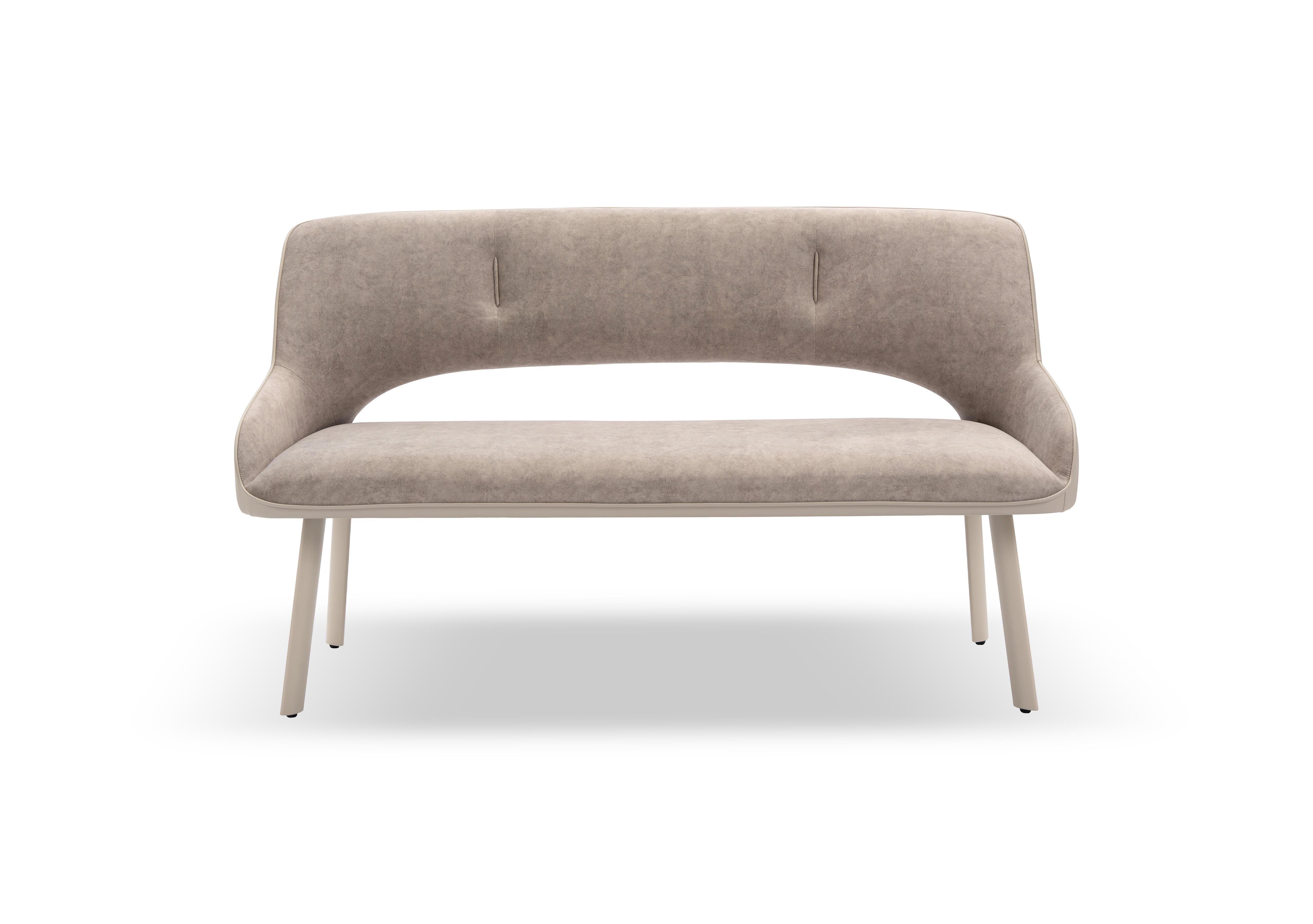 Tino Two Tone High Back Dining Bench in  on Furniture Village